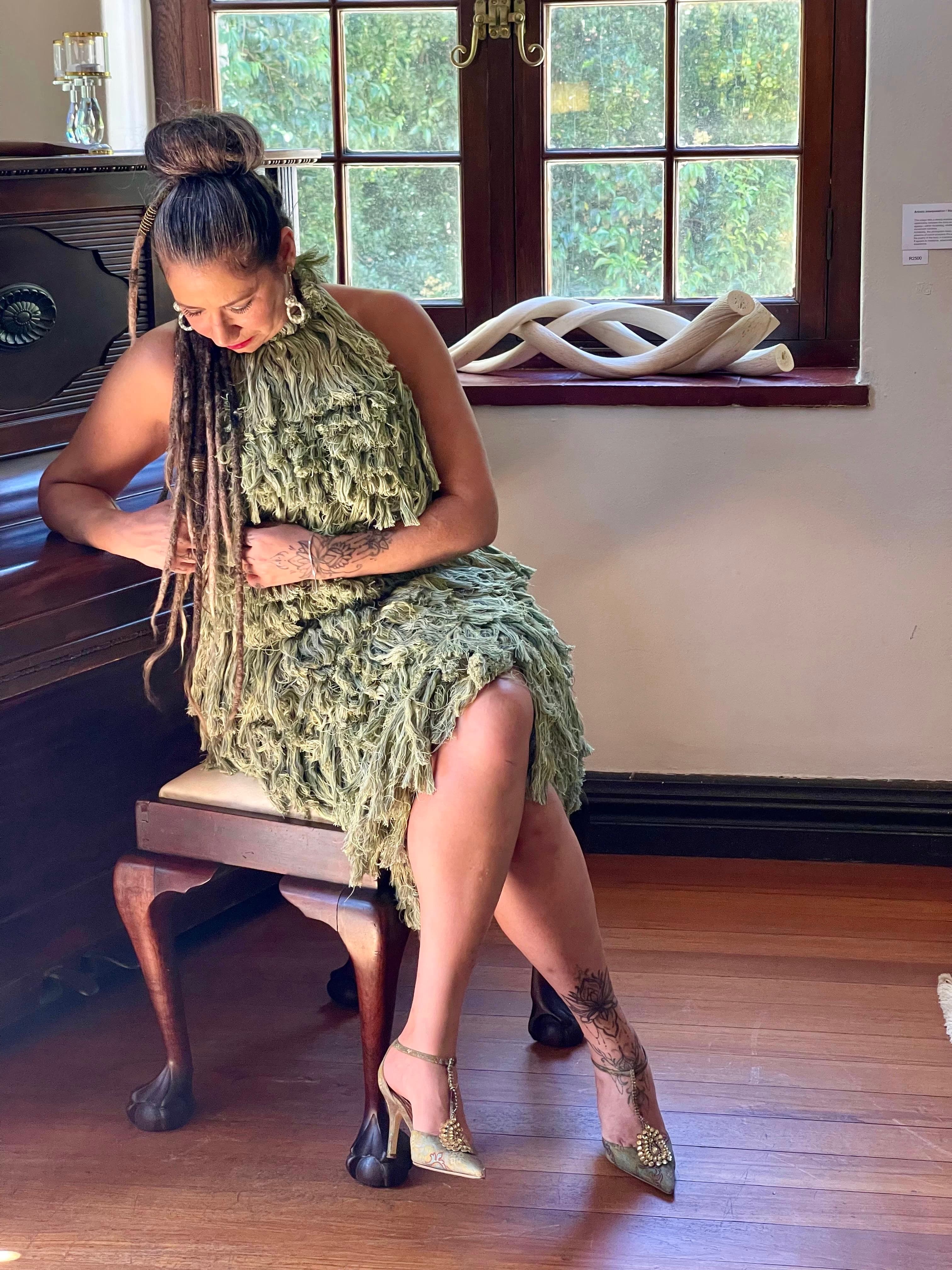 JENJEN & DAKAGILI FRINGE DRESS  thumb 2