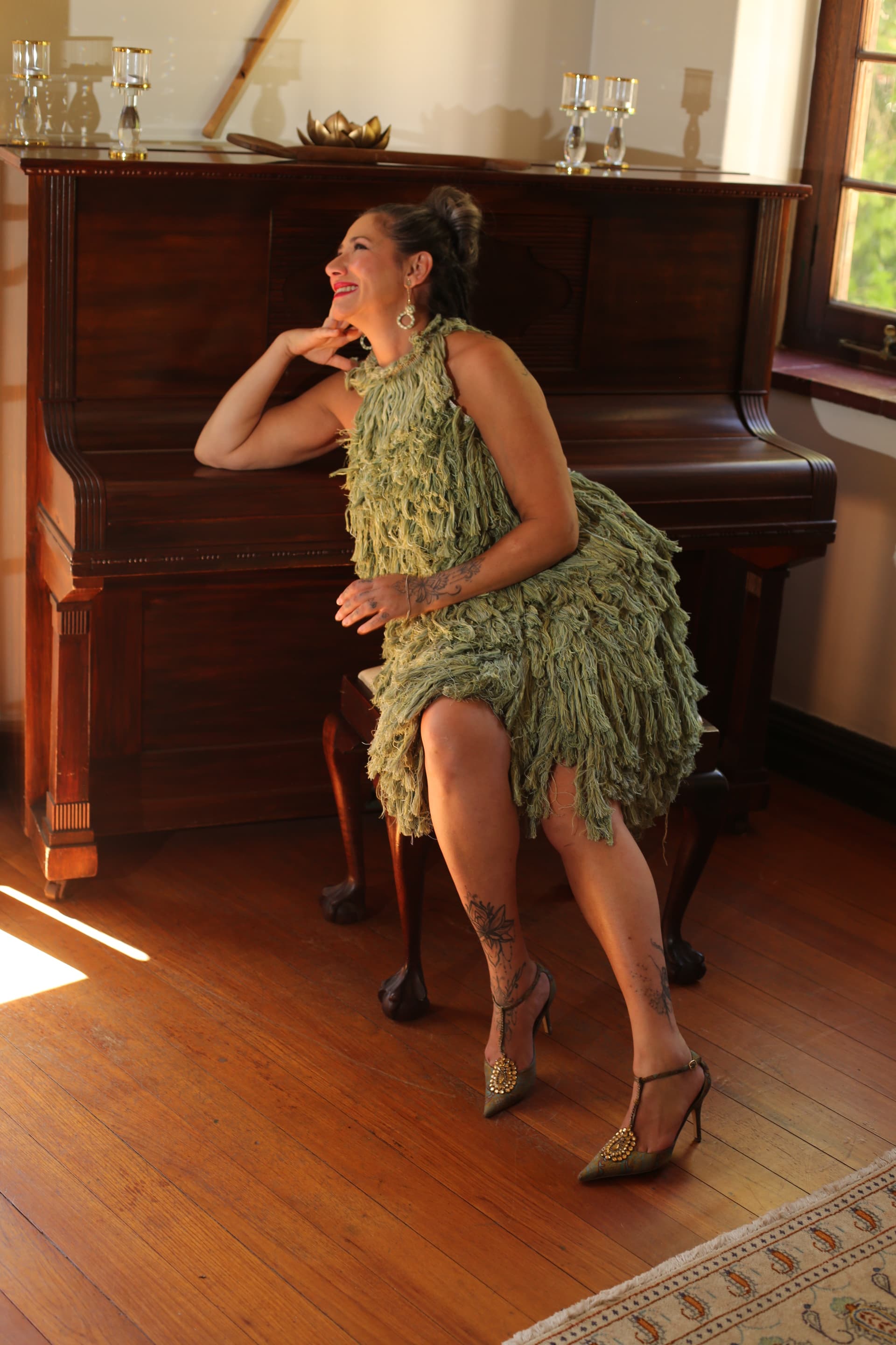 JENJEN & DAKAGILI FRINGE DRESS  thumb 8
